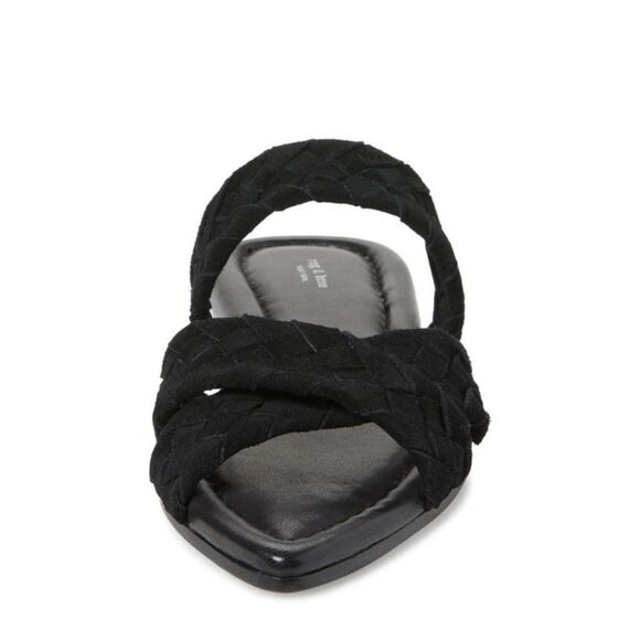 Rag & Bone Lewis Pointed Toe Suede Sandal Black Leather Womens Size 39 (7) NWOB - Picture 2 of 12